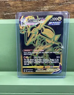 Pokemon Rayquaza VMAX Secret Rare Trainer Gallery Holo Silver Tempest TG29/TG30 - Image 2