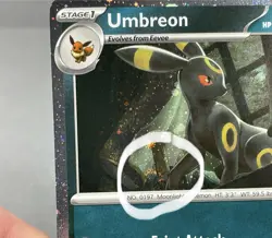 2 SWIRLS - Pokemon Prismatic Evolutions Costco Cosmos Holo Umbreon 059/131 - Image 2