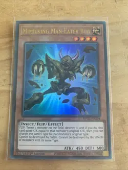 Yu-Gi-Oh! - Mimicking Man-Eater Bug - MP22-EN204 - Ultra Rare 1st Edition - Image 1
