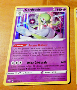 POKEMON REGNE DE GLACE CARD CARTE Gardevoir 061/198 EB06 FR VF JCC MINT 2021 - Image 1