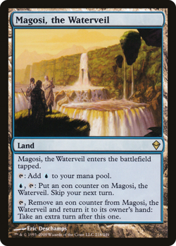 Magosi, the Waterveil #218 (Damaged) Zendikar ZEN Magic MTG - Image 1