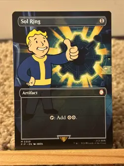 Sol Ring (Borderless) Universes Beyond: Fallout Regular - Image 1