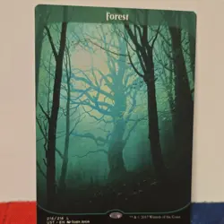 Magic: The Gathering Forest Basic Land Unstable 216/216 Regular John Avon - Image 1