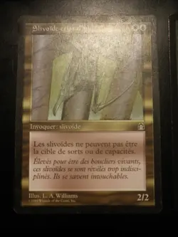 mtg magic Crystalline Sliver stronghold FRENCH vf fr Slivoide cristallin - Image 1