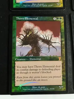 LP - 1 X Thorn Elemental Foil - MTG - Core Set 7th Edition - Image 1