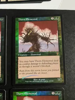 LP - 1 X Thorn Elemental Foil - MTG - Core Set 7th Edition - Image 5