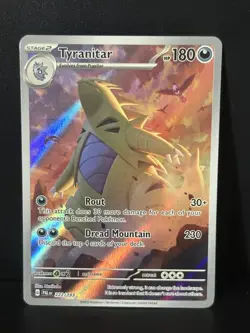 2023 Pokemon SV Paldea Evolved Tyranitar #222/193 - Image 1