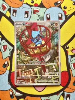 Pokemon TCG Riolu Black Star Promo 010 Mega Evolutions Pokemon Center Exclusive - Image 1