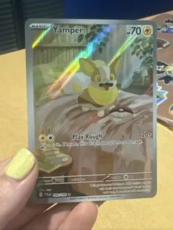 Pokemon Card - Yamper 099/094 - Phantasmal Flames - Near Mint - Image 1