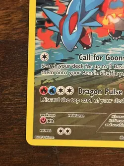 Pokemon TCG Salamence XY59 Black Star Promo 2015 Full Art - LP SWIRL BY LEG - Image 5