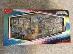 3X Pokemon Prismatic Evolutions Lucario Tyranitar EX Premium Collection Sealed - Image 2