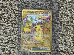 Pokemon Pikachu ex Sv08: Surging Sparks Hyper Rare Full Art Holo 247/191 200 HP - Image 1