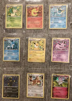 Pokemon TCG Eeveelution Black & White Promo Full Set BW87 - BW94 + Holo Sylveon - Image 1