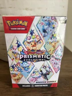 Pokemon TCG Scarlet & Violet Prismatic Evolutions Booster Bundle Sealed Box - Image 1
