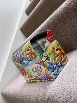 Pokemon Prismatic Evolutions Sealed Full Art Mini Tins - Unsealed Display Case - Image 2