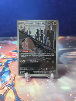 Team Rocket's Dugtrio 239/217 Me: Ascended Heroes Pokemon TCG Illustration Rare - Image 1