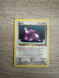 Pokemon Cards Ditto Non Holo Rare Fossil Set With Bonus Gift - Image 1
