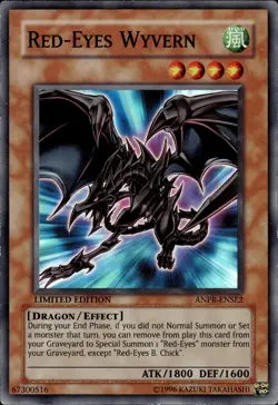 Red-Eyes Wyvern - Super Rare Limited Edition ANPR-ENSE2 - MP - YuGiOh - Image 1