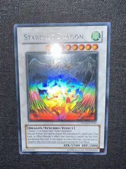 Stardust Dragon TDGS-EN040 Ghost Rare Unlimited Edition Yugioh NM - Image 2