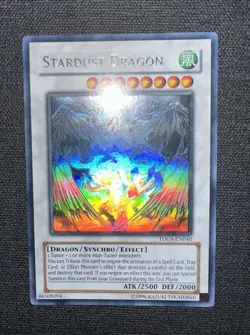 Stardust Dragon TDGS-EN040 Ghost Rare Unlimited Edition Yugioh NM - Image 3