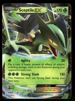 Pokemon Cards Sceptile EX XY53 XY Black Star Promos Promo LP - Image 1