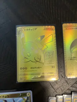 Gold Pikachu 2021 Japanese S8a-G 25th Anniversary Card Deck Lot - All 60 All NM - Image 2