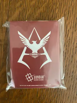 Gundam Card Game Official Sleeve Ex Char EVX04 - Image 1