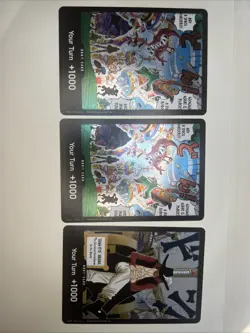 DON!! Mihawk And Egghead Set Of 3 One Piece TCG cards English - Image 1