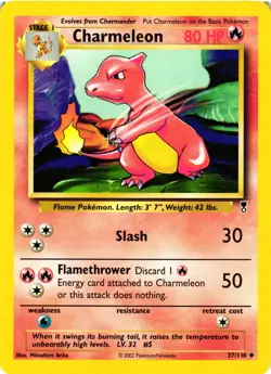 Pokemon TCG Charmeleon Legendary Collection 37/110 Regular Uncommon VLP - Image 1