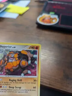 Pokemon TCG Rhyperior Supreme Victors 10/147 Holo Rare LP - Image 3