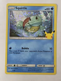 Squirtle 17/25 Holo LP - McDonald's Collection 2021 - Pokemon TCG - Image 1