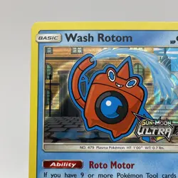Wash Rotom SM94 S&M Ultra Prism Prerelease Holo Promo Stamped Pokemon - NM - Image 2