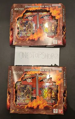 One Piece Illustration Box Vol 5 New Fact. Sealed LOT Of 2! Ships Next Day! - Image 1