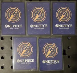 ONE PIECE CCG LOT OF 5 SEC RARES CROCODILE, OP01 ACE, SABO, SHANKS, KAIDO NM - Image 2
