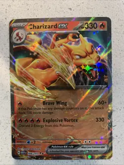 Charizard ex Double Rare SV: Scarlet & Violet 151 006/165 LP Pokemon Card - Image 1