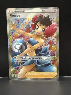 Phoebe Full Art Holo Card 161/163SWSH05: Battle Styles NM - Image 1