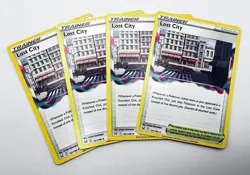 Pokemon Card Lost Origin Playset Lost City 161/196 4x x4 - Image 1