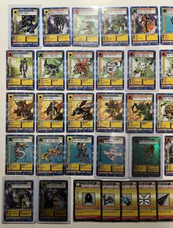 1999 Bandai Digimon Card Series 1 + 2 COMPLETE SETS - Near Mint Condition RARE - Image 2