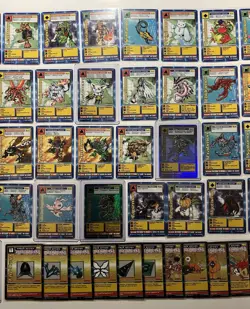 1999 Bandai Digimon Card Series 1 + 2 COMPLETE SETS - Near Mint Condition RARE - Image 3