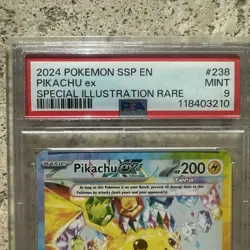 Pokemon TCG Pikachu EX Special Illustration Card 238/191 PSA 9 Rare - Image 2