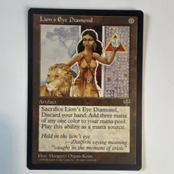 Magic: The Gathering Lion's Eye Diamond Mirage Rare Artifact - Image 1