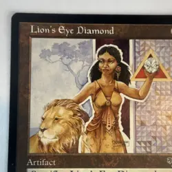 Magic: The Gathering Lion's Eye Diamond Mirage Rare Artifact - Image 2