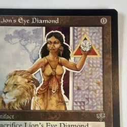 Magic: The Gathering Lion's Eye Diamond Mirage Rare Artifact - Image 3
