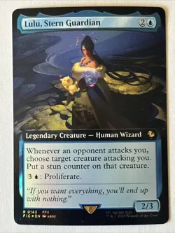 Lulu Stern Guardian Extended Art MTG Foil Mint Condition Final Fantasy Mtg - Image 1