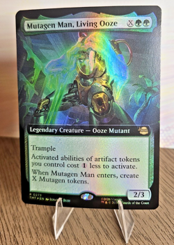 Magic The Gathering: Mutagen Man, Living Ooze (Extended Art) TMNT Foil R 0273 - Image 1