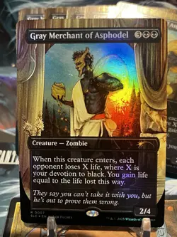 MTG | Gray Merchant Of Asphodel ✨FOIL✨ [Secret Lair Encyclopedia] “Gary” - Image 1