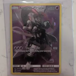 Pokemon Armored Mewtwo SM228 Black Star Promo Basic Holo 120 HP Psychic Raid - Image 3