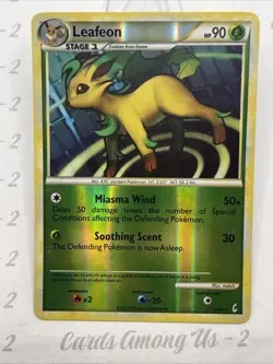 2011 Pokemon TCG Leafeon 13/95 Reverse Holofoil RARE Call Of Legends - Image 1