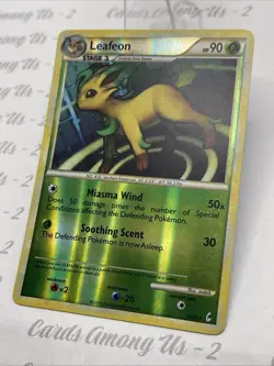 2011 Pokemon TCG Leafeon 13/95 Reverse Holofoil RARE Call Of Legends - Image 2