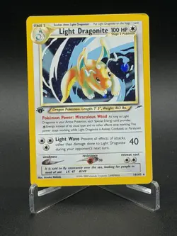 Light Dragonite 14/105 - 1st Edition Neo Destiny Holo Rare - Pokemon- LP - Image 1